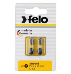 Бита крестовая ударная серия Impact PZ 2X50 на блистере Felo 03102541