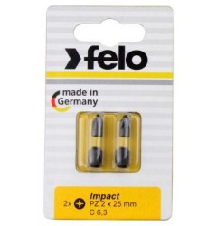 Бита крестовая ударная серия Impact PZ 3X50 на блистере Felo 03103541