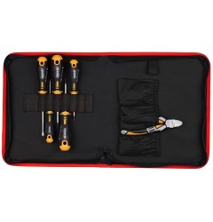 Набор отверток Ergonic SL, PH, PZ с бокорезами 160 мм в сумке Felo 40090604
