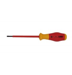 Отвертка диэлектрическая шлицевая SL4,0x0,8x100 Felo 91304090