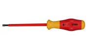Отвертка диэлектрическая шлицевая SL5,5x1,0x125 Felo 91305590