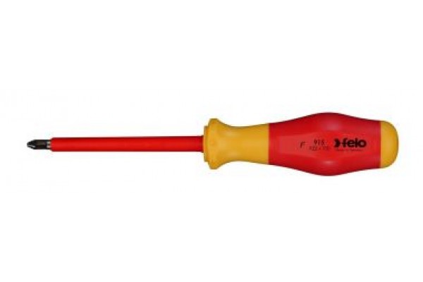 фото Отвертка диэлектрическая крестовая PZ2X100 Felo 91520390(91520390), FELO