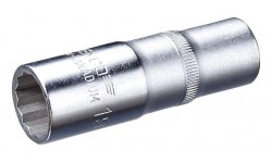 Головка торцевая HEYCO 50-19, 1/2, 12-гранная, удлинённая, 16мм HE-00050191682