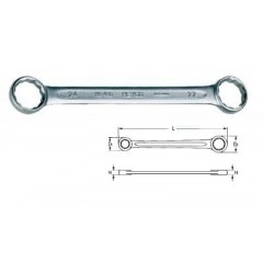 Накидной ключ HEYCO 450, прямой, 10х13мм HE-00450101382
