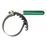 1329-4 Съёмник ленточный для масляных фильтров, с регулируемой стальной лентой, d 80 - 110 мм, 215 мм, никелированный