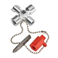 Ключ для электрошкафов KNIPEX 00 11 02, укороченная конструкция KN-001102