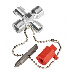 Ключ для электрошкафов KNIPEX 00 11 02, укороченная конструкция KN-001102