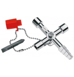 Ключ для электрошкафов KNIPEX 00 11 04, профессиональный KN-001104