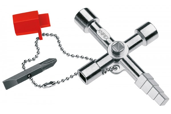 фото Ключ для электрошкафов KNIPEX 00 11 04, профессиональный KN-001104(KN-001104), KNIPEX