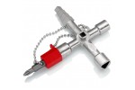 Ключ для электрошкафов KNIPEX 00 11 04, профессиональный KN-001104