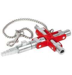 Ключ для электрошкафов KNIPEX 00 11 06 V01, универсальный KN-001106V01