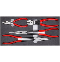 Набор автослесарного инструмента KNIPEX 00 20 01 V16, в ложементе, 4 предмета KN-002001V16