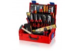 Чемодан с диэлектрическим инструментом KNIPEX 00 21 19 LBE, 151х357х442 мм KN-002119LBE