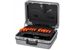 Чемодан электрика KNIPEX "e-check" 00 21 30, 23 предмета, 420х220х510 мм KN-002130