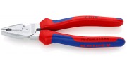 Плоскогубцы KNIPEX 02 05 180, особой мощности, хромированные, 180 мм KN-0205180