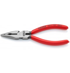 Пассатижи KNIPEX 08 21 145, удлиненные, однокомпонентные чехлы, 145 мм KN-0821145