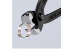 Клещи KNIPEX 10 98 I220 с ушками, для хомутов системы Oetiker, 220мм KN-1098I220