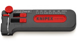 фото Съемник изоляции KNIPEX mini 12 80 040 SB, с плавной настройкой, 0.12 - 0.4 мм² KN-1280040SB (KN-1280040SB])