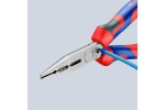 Плоскогубцы электрика KNIPEX 13 02 160, двухкомпонентные чехлы, 0.5 - 0.75 / 1.5 / 2.5 мм² KN-1302160
