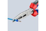 Плоскогубцы электрика KNIPEX 13 02 160, двухкомпонентные чехлы, 0.5 - 0.75 / 1.5 / 2.5 мм² KN-1302160