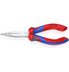 Плоскогубцы электрика KNIPEX 13 05 160, хромированные, 0.5 - 0.75 / 1.5 / 2.5 мм² KN-1305160