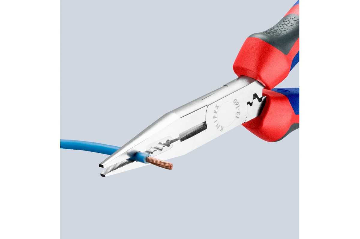 KN-1305160 - Плоскогубцы электрика KNIPEX 13 05 160, хромированные