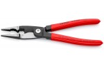 Многофункциональные клещи для электромонтажных работ KNIPEX 13 81 200, рез кабеля до Ø 15 мм, зачистка до 0.75 - 1.5 / 2.5 мм² KN-1381200