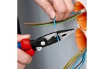 Многофункциональные клещи для электромонтажных работ KNIPEX 13 81 200, рез кабеля до Ø 15 мм, зачистка до 0.75 - 1.5 / 2.5 мм² KN-1381200
