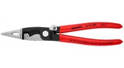 Многофункциональные клещи для электромонтажных работ KNIPEX 13 91 200, рез кабеля до Ø 15 мм, зачистка до 0.75 - 1.5 / 2.5 мм² KN-1391200
