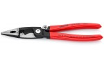 Многофункциональные клещи для электромонтажных работ KNIPEX 13 91 200, рез кабеля до Ø 15 мм, зачистка до 0.75 - 1.5 / 2.5 мм² KN-1391200