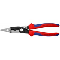 Многофункциональные клещи для электромонтажных работ KNIPEX 13 92 200, рез кабеля до Ø 15 мм, зачистка до 0.75 - 1.5 / 2.5 мм² KN-1392200