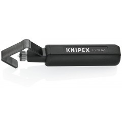 Стриппер KNIPEX 16 40 135 SB для удаления оболочки из ПВХ, резины, селикона, тефлона, Ø 19.0 - 40.0 мм KN-1630145SB