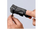 Стриппер KNIPEX 16 60 05, для коаксиальных кабелей, RG 58, RG 59 + RG 62 KN-166005SB