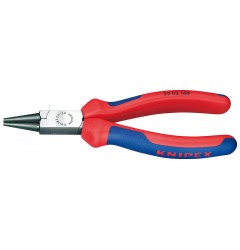 Круглогубцы KNIPEX 22 02 140, двухкомпонентные чехлы, 140 мм KN-2202140