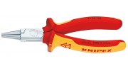 Круглогубцы KNIPEX 22 06 160, хромированные, диэлектрические VDE 1000V, 160 мм KN-2206160