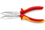 Длинногубцы KNIPEX 26 26 200 "Аист", диэлектрические VDE 1000V, угол ∡40°, 200 мм KN-2626200