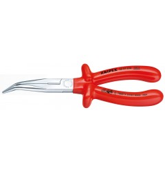 Длинногубцы KNIPEX 26 27 200 "Аист", диэлектрические VDE 1000V, угол ∡40°, 200 мм KN-2627200