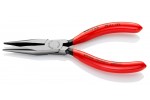 Длинногубцы KNIPEX 30 21 140, однокомпонентные чехлы, полированные, 140 мм KN-3021140