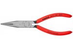 Длинногубцы KNIPEX 30 21 160, однокомпонентные чехлы, полированные, 160 мм KN-3021160