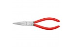 Длинногубцы KNIPEX 30 21 190, однокомпонентные чехлы, полированные, 190 мм KN-3021190