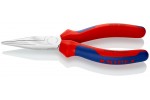 Длинногубцы KNIPEX 30 25 160, двухкомпонентные чехлы, хромированные, 160 мм KN-3025160