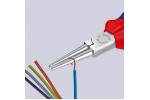 Круглогубцы KNIPEX 30 35 160, двухкомпонентные чехлы, хромированные, 160 мм KN-3035160
