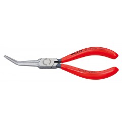 Тонкогубцы KNIPEX 31 21 160, однокомпонентные чехлы, полированные, угол ∡45°, 160 мм KN-3121160