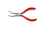 Тонкогубцы KNIPEX 31 21 160, однокомпонентные чехлы, полированные, угол ∡45°, 160 мм KN-3121160