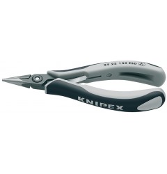 Длинногубцы для электроники KNIPEX 34 22 130 ESD, антистатические , 135 мм KN-3422130ESD
