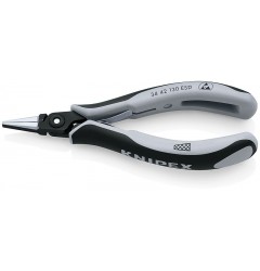 Плоскогубцы для электроники KNIPEX 34 42 130 ESD, антистатические , 130 мм KN-3442130ESD