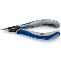 Длинногубцы для электроники KNIPEX 34 52 130, винтовой шарнир, 130 мм KN-3452130
