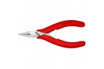 Круглогубцы для электроники KNIPEX 35 31 115, однокомпонентные чехлы, полированные, 115 мм KN-3531115