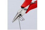 Круглогубцы для электроники KNIPEX 35 31 115, однокомпонентные чехлы, полированные, 115 мм KN-3531115
