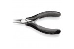 Круглогубцы для электроники KNIPEX 35 32 115 ESD, антистатические, двухкомпонентные чехлы, 115 мм KN-3532115ESD